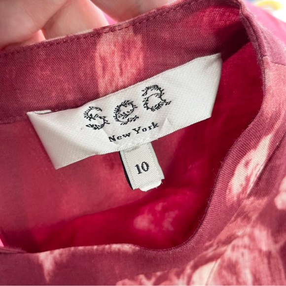 {Sea New York} Monet Floral A-Line Midi Dress, Size 10 - Picture 10 of 11